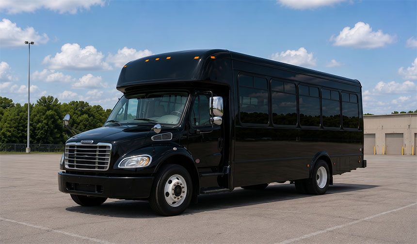 18-passenger minibus for charter in Charlotte, NC