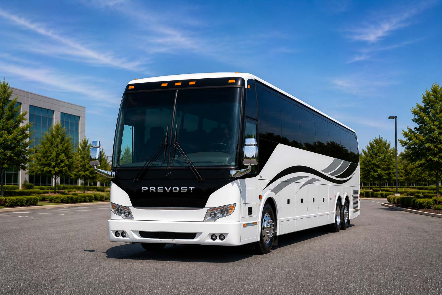 Charter bus rental in Charlotte, NC